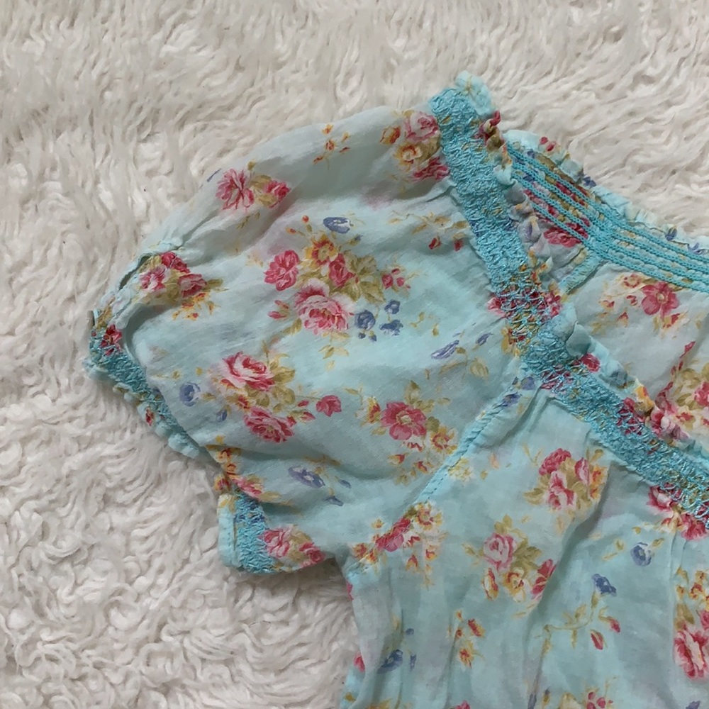 Abercrombie and Fitch floral top women’s small - Picture 5 of 8